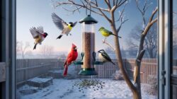 February feeders place this cheap treat to ensure birds return every morning