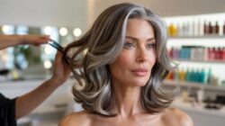 Goodbye hair dye : the new trend to cover gray hair and look younger