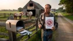 Widower in rural town fined for “agricultural activity” after hosting horse rescue group